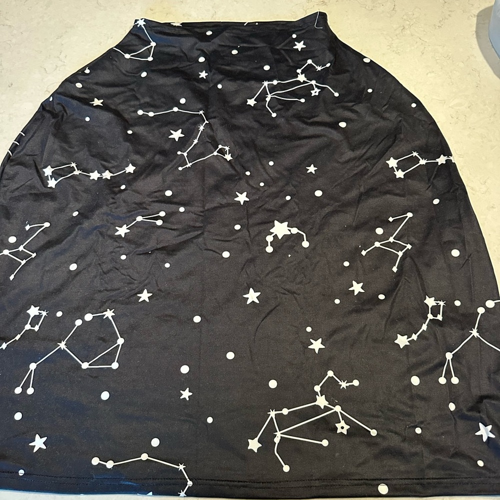 Black Constellation nursing cover or car seat cover